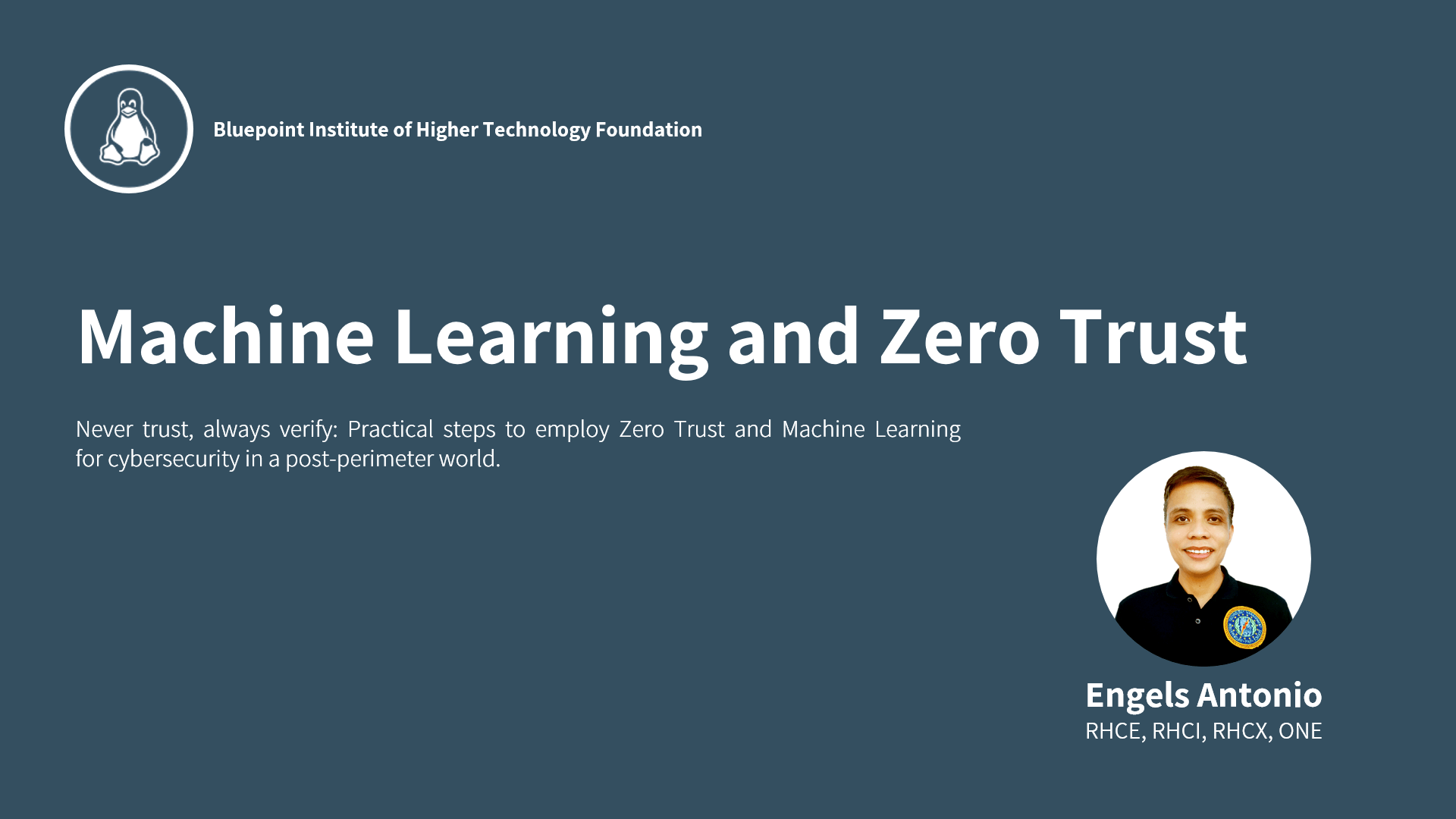 Machine Learning and Zero Trust